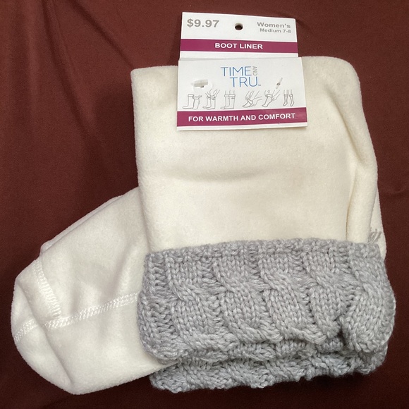 Time and Tru Women’s Comfort Sock Easy On/Off Soft Sole - Picture 1 of 5